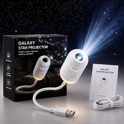 چراغ خواب و پروژکتور کهکشان Starry Sky با ۱۳ دیسک مش