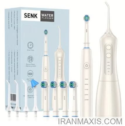 ست کامل مسواک برقی و واترجت SENK مدل Intelligent 2-in-1